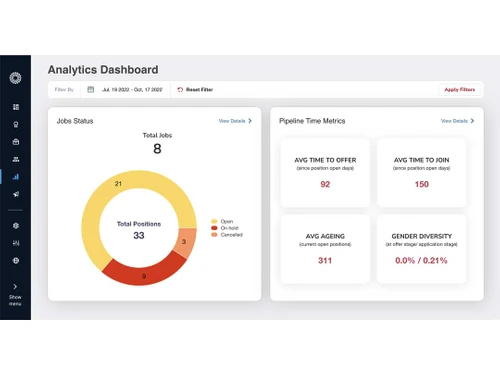 talent500 dashboard
