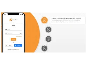 astro chat software create account