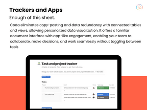 Coda trackers and app
