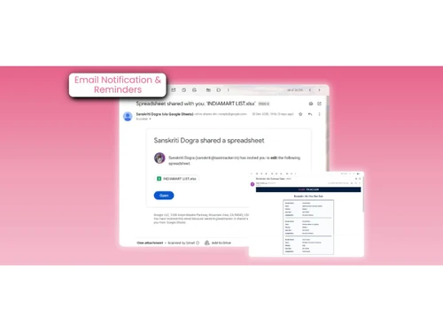 Email Notification and Reminders
