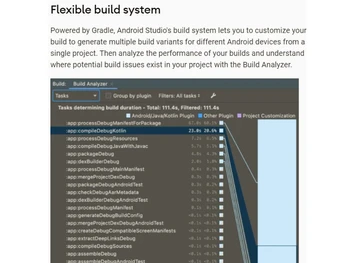 Android Studio Flexible build system
