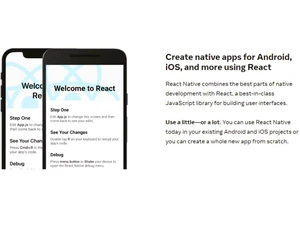 React Native Create apps for Android, ios, and more using react