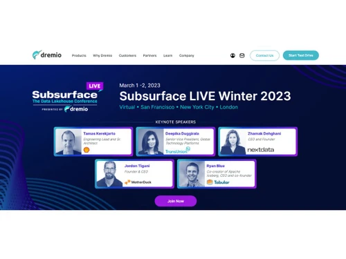 dremio-Easy and Open Data Lakehouse.
