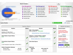 arm fintech financial advisor dashboard