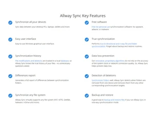 Allway Sync-Key Features.
