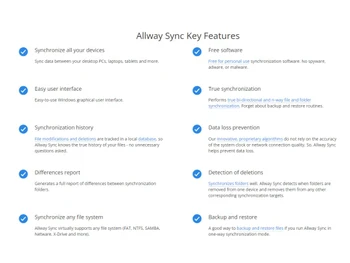 Allway Sync-Key Features.