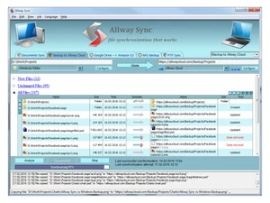 Allway Sync-Main Window