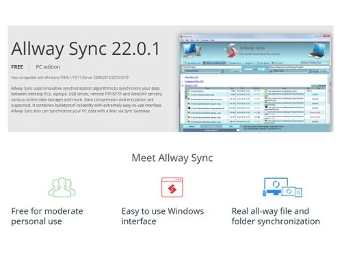 Allway Sync-Synchronising one's Data.