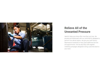 Identifix relieve all of the unwanted pressure