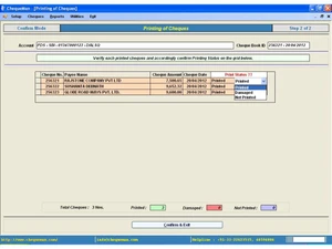 ChequeMan confirm mode