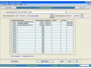 ChequeMan print mode
