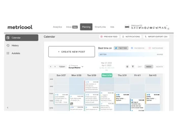 Metricool-Schedule content