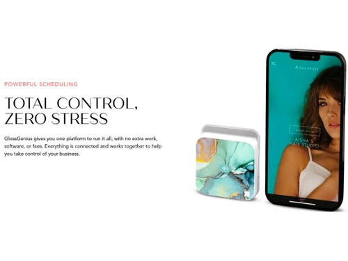 GlossGenius powerful scheduling