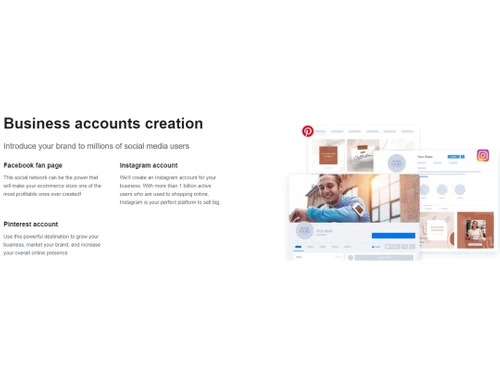 Sellvia-Business accounts creation
