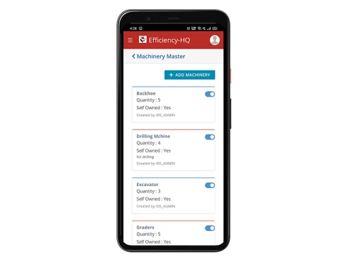 efficiencyhq master data