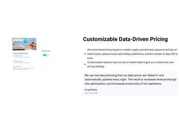 PriceLabs customizable data driven pricing