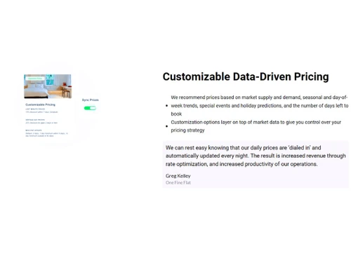 PriceLabs customizable data driven pricing