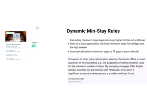 PriceLabs dynamic min stay rules