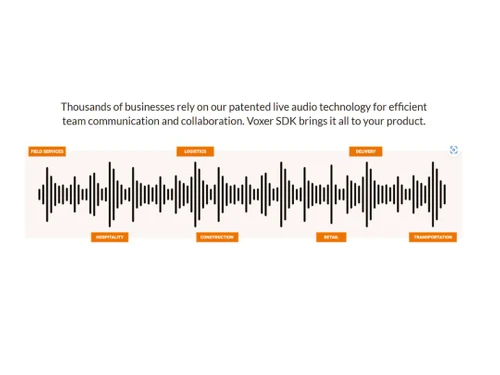 Voxer live audio technology