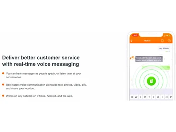 Voxer real time voice messaging