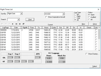 MX System Logbook