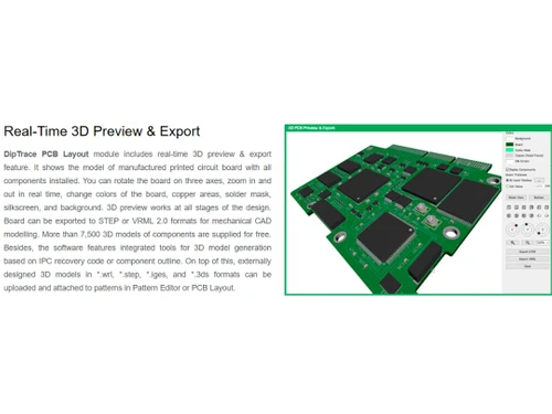 DipTrace 3D Modeling