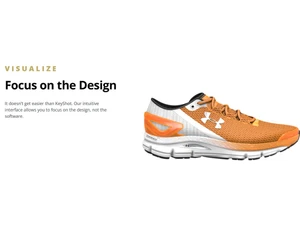 KeyShot Focus on the design