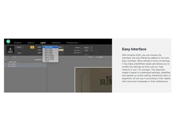 Artlantis 2021-Easy Interface
