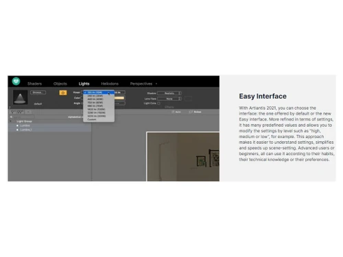 Artlantis 2021-Easy Interface