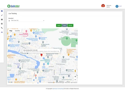 quikallot livelocation tracking