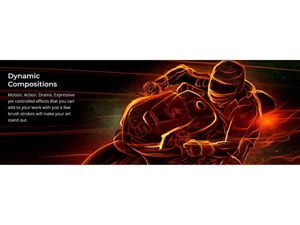 Flame painter Dynamic Compositions