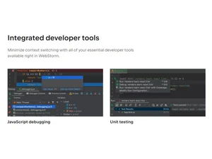 WebStorm Integrated developer tools