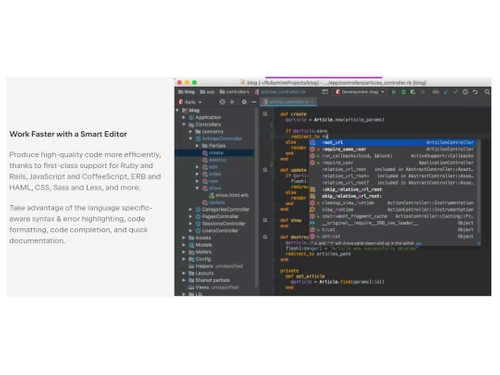 RubyMine-Smart Editor
