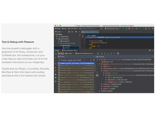 RubyMine-Test & Debug
