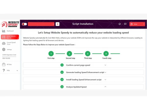 websitespeedy page speeds