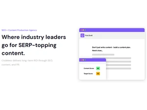 codeless seo+content production