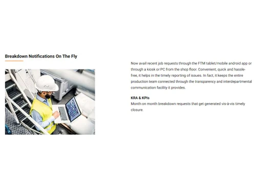 Opscale CMMS Breakdown Notification