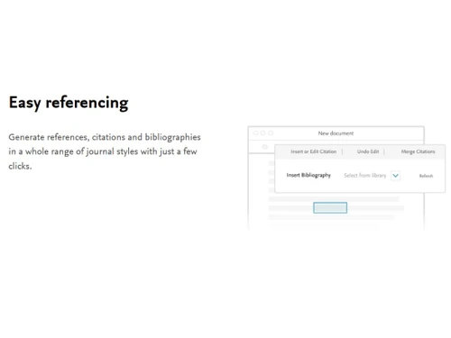 Mendeley Easy Referencing
