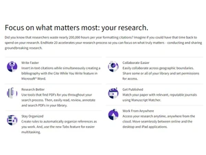 EndNote-Makes you research focused