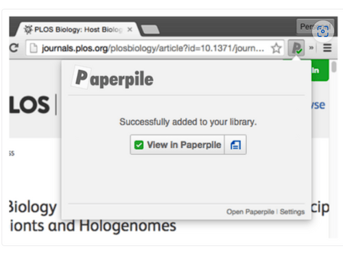 Paperpile browser optimzed