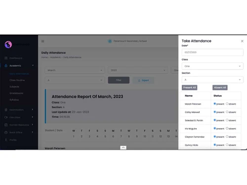 schoolongo attendance