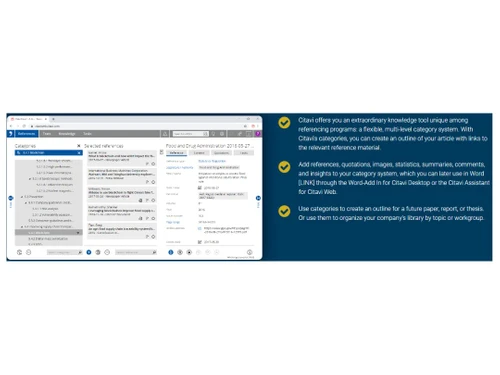 Citavi-Organize Categories