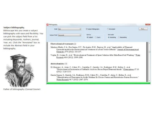 Biblioscape Subject Bibliography
