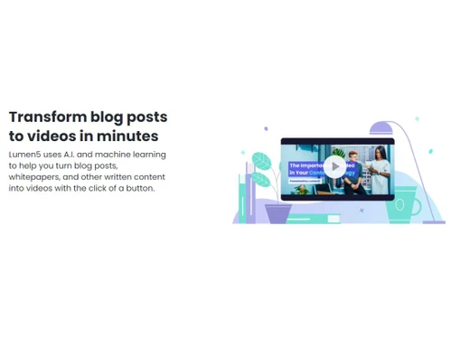 Lumen5-Blog-posts to video