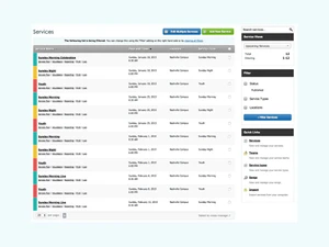 elvanto church management software-services