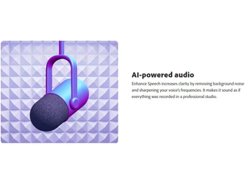 Adobe Podcast AI powered audio