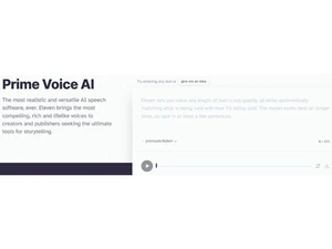 ElevenLabs Prime voice AI