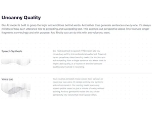 ElevenLabs Uncanny Quality