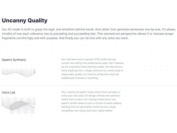 ElevenLabs Uncanny Quality