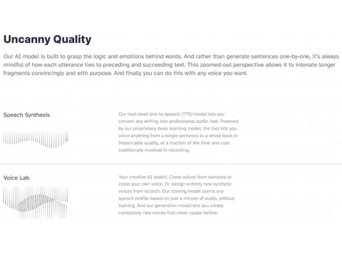 ElevenLabs Uncanny Quality